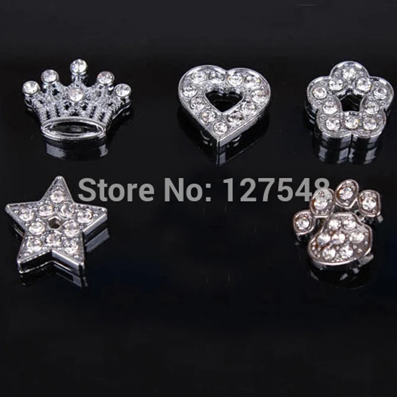 Ошейники для собак DIY кожаные ошейники домашних животных кошек 10 мм щенков со