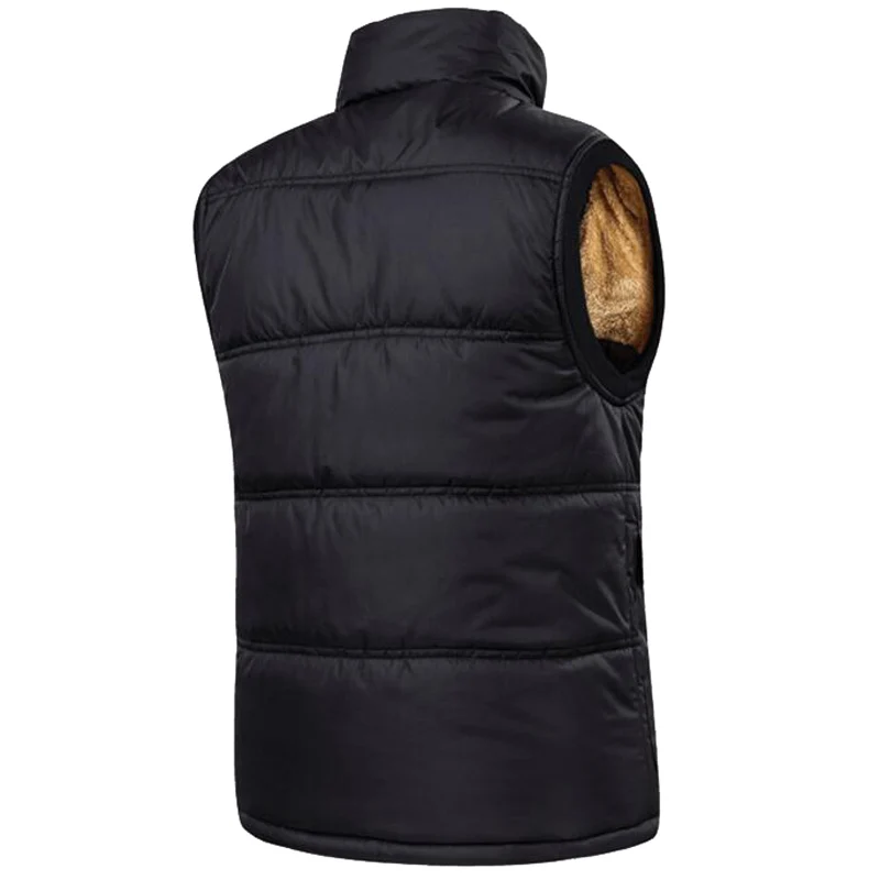 Жилет TANGNEST мужской Повседневный с несколькими карманами утепленный|fashion men vest|mens