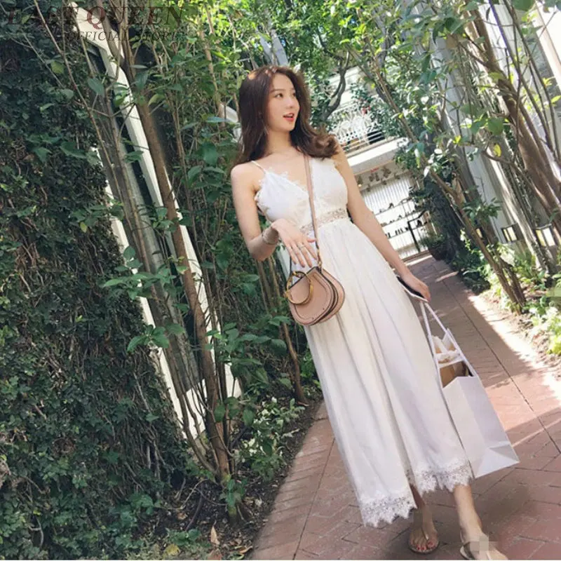 Женский кружевной комбинезон белый пляжный модель AA3253 Y на лето 2018|fashion jumpsuit|jumpsuit
