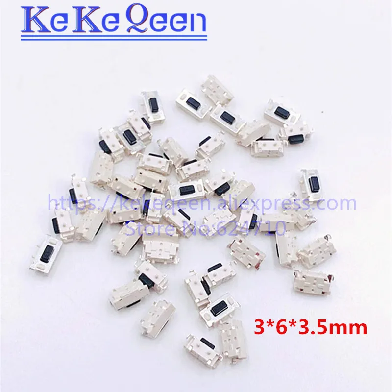 1000 шт./лот сенсорный переключатель 3*6*3 5 мм 3x6x3 SMD MP3 MP4 MP5 кнопка для планшетного ПК