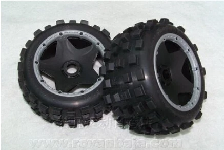 1/5 весы RC KM Rovan HPI Baja 5B Buggy Knobby задние колеса и шины 2 шт. плата за доставку | Игрушки