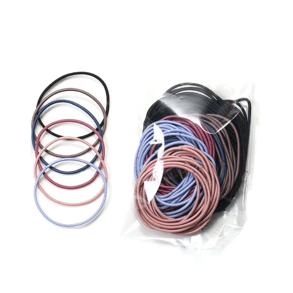 100 шт. Новое поступление Женская резинка эластичная для волос повязка на голову