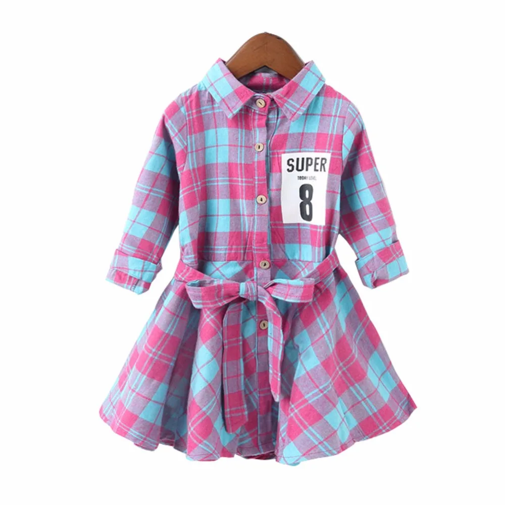 Брендовая детская одежда с длинными рукавами сетки платье для маленьких Обувь