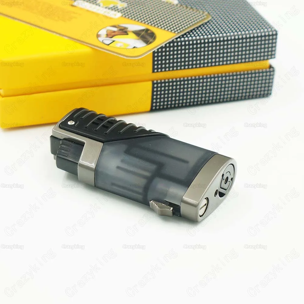 Европейский покупатель Cohiba Мода 3 Факел Jet зажигалка для сигары удар бутановые