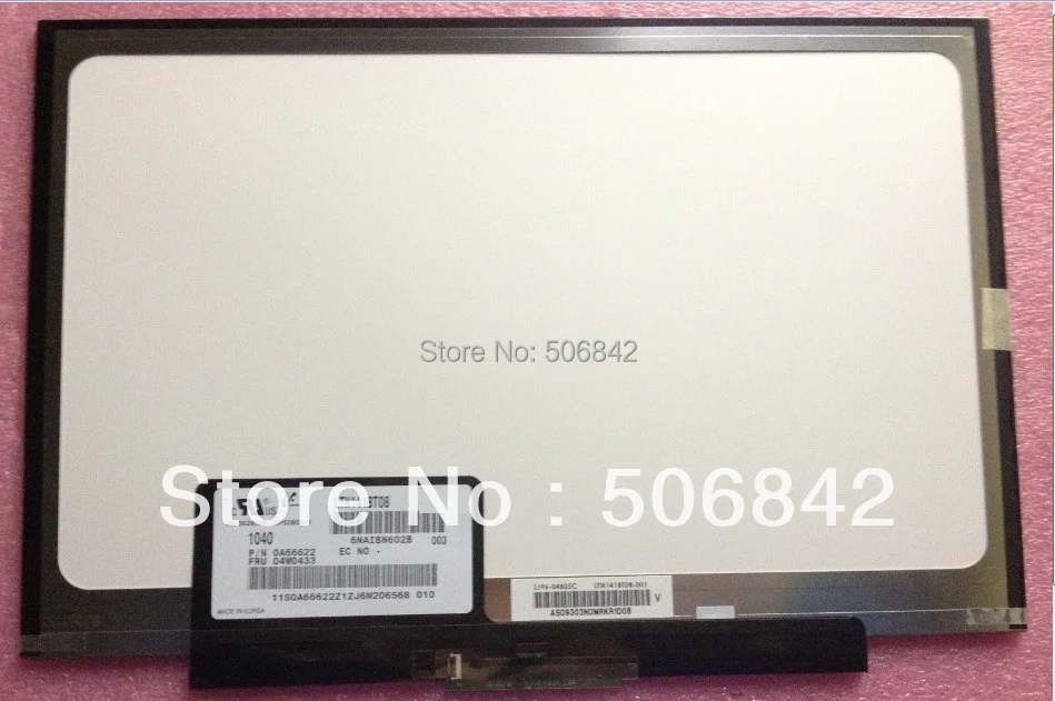 

ЖК-экран для ноутбука 14,1 дюйма LTN141BT08, для Ibm T400S T410S 1440*900 светодиодный ная панель