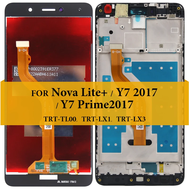 1 шт. без битых пикселей Новый ЖК-дисплей для HUAWEI Nova lite +/Y7 2017/Y7 Prime 2017 дисплей с