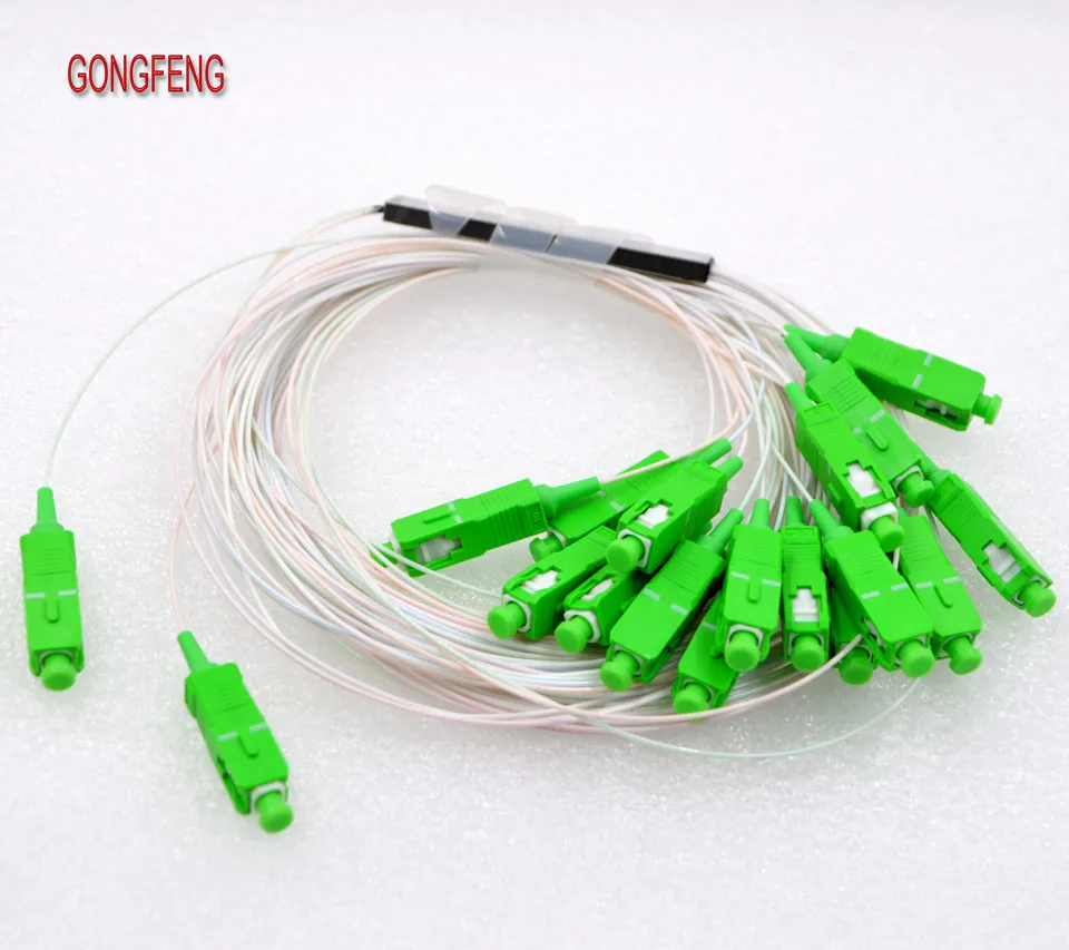 GONGFENG 2 шт. Новый волоконно оптический сплиттер разъем PLC 2:16 волоконный свиной