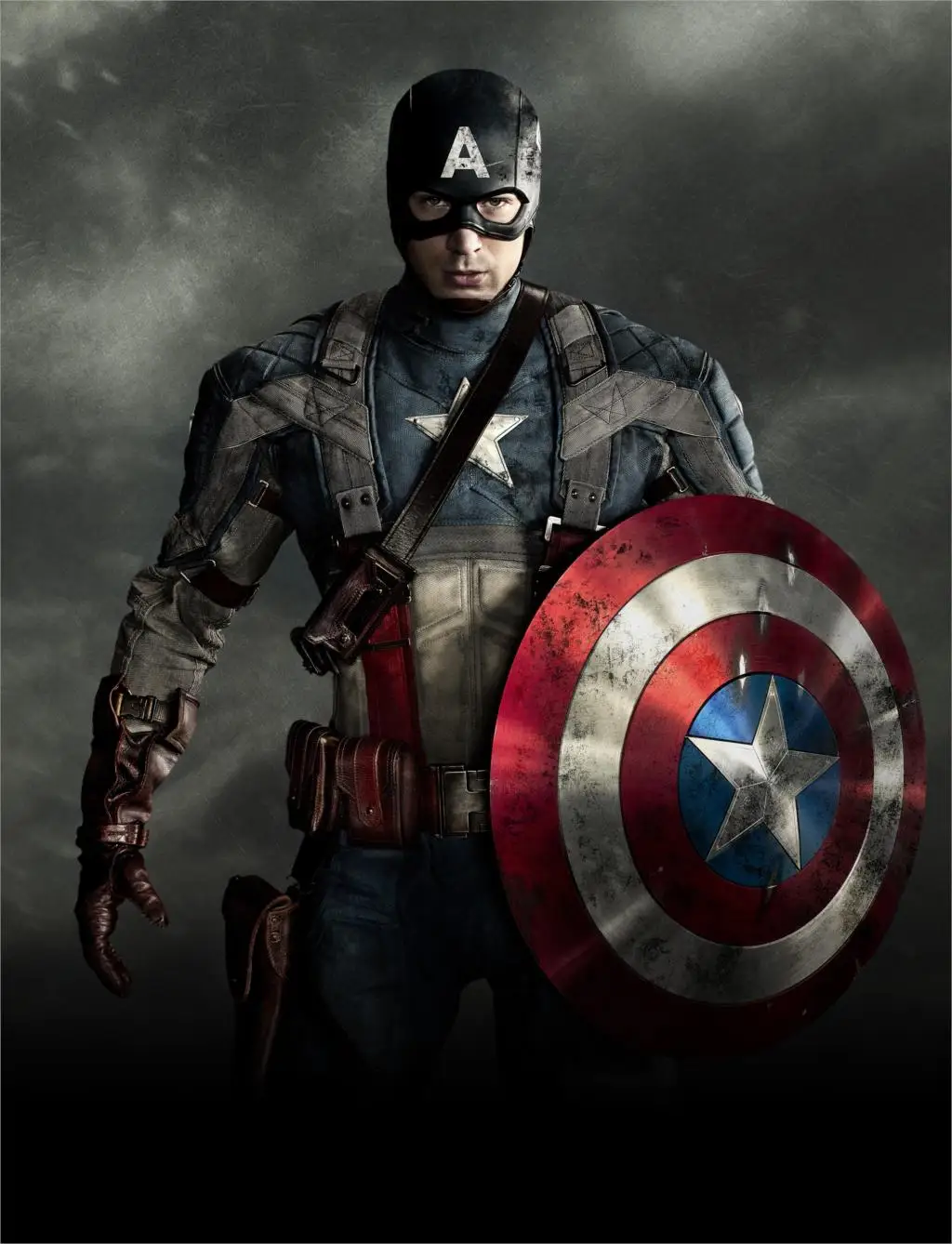 Капитан Америка Superheros плакат домашнего декора Холст с 4 размера Бесплатная