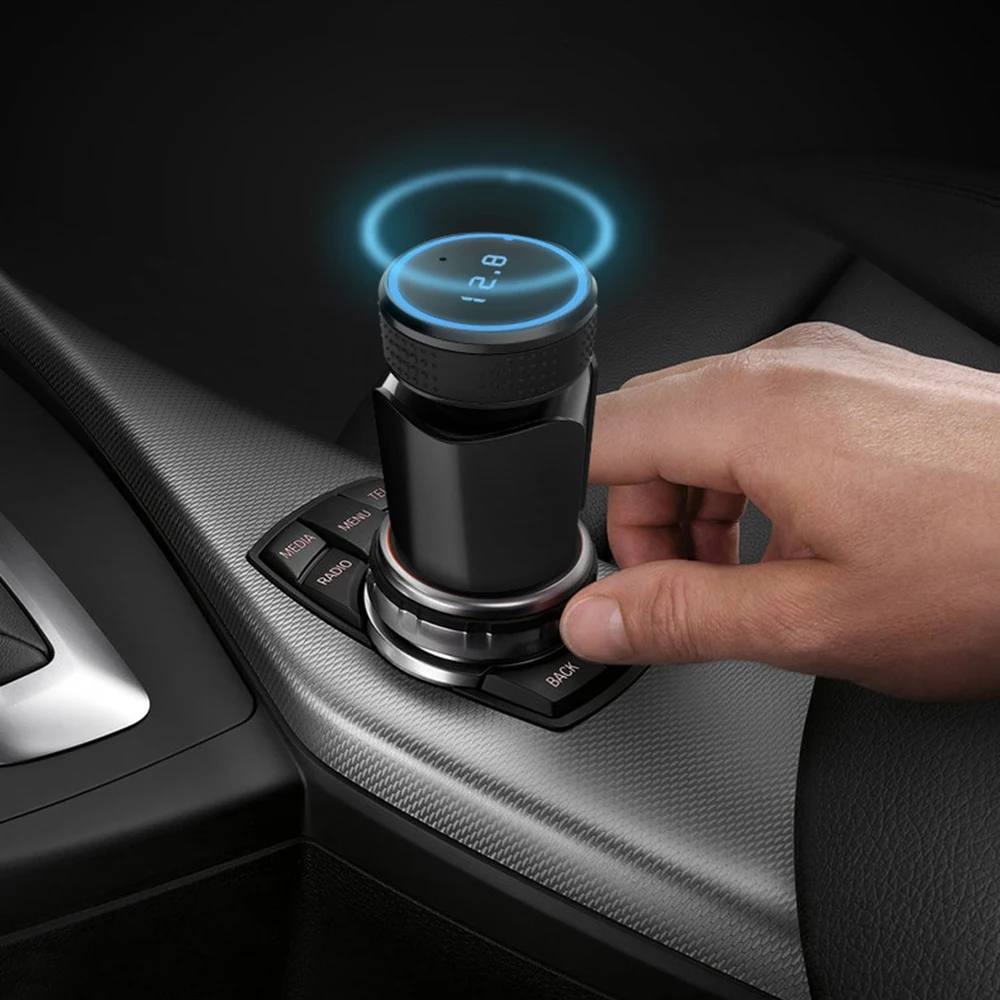 Автомобильный Bluetooth приемник T18 MP3 плеер fm передатчик tf карта AUX музыкальный