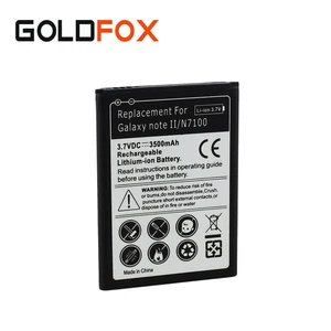 for samsung galaxy note 2 ii gt n7100 3500mah phone replacement rechargeable battery bateria batterij note2 celular battery free global shipping