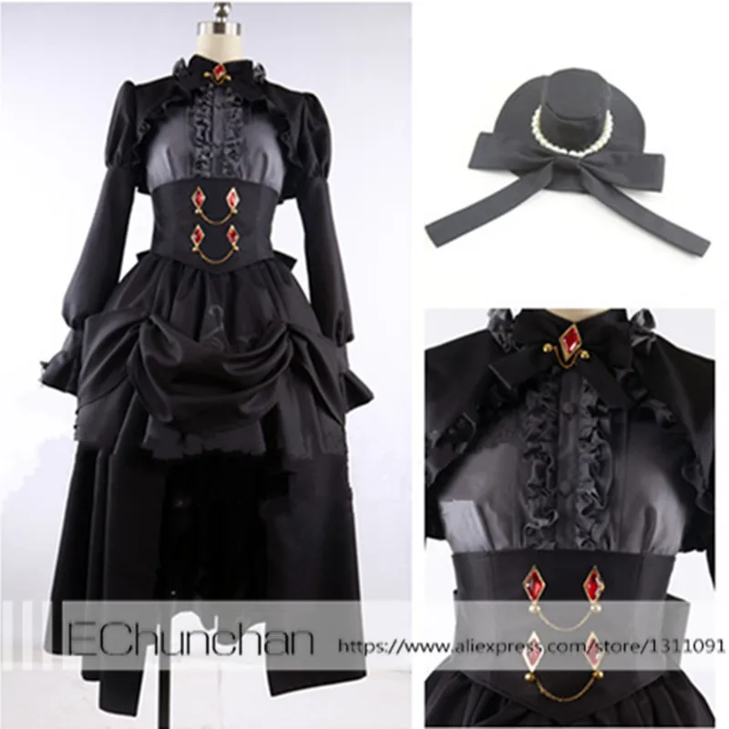 Аниме Kanzaki Ranko Cos Готический Косплей Костюм на заказ|gothic cosplay|cosplay costumecustom cosplay costume |