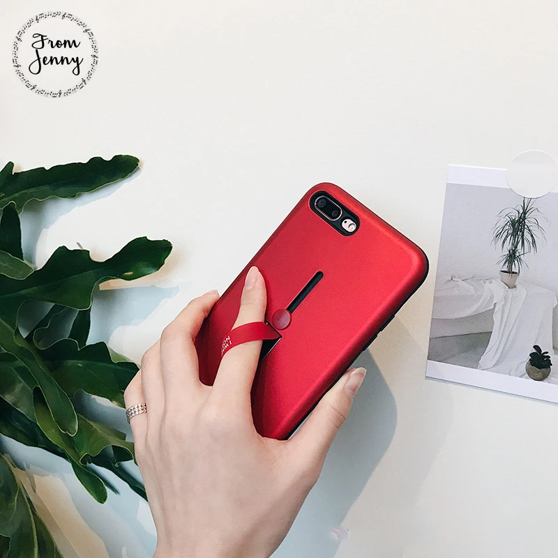Однотонный чехол с кольцом-держателем для iphone 7 s 6 plus 6s золотистый серебристый |