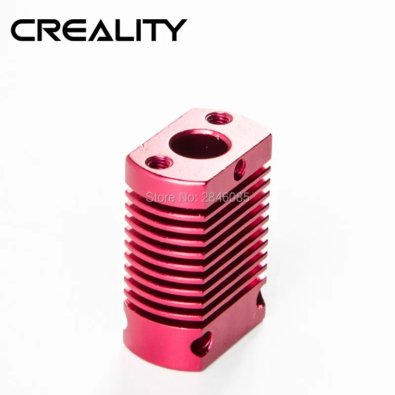 Creality 3D принтер Mk8 E3DV6 красный теплоотвод алюминиевый радиатор 23x20x12 мм для части