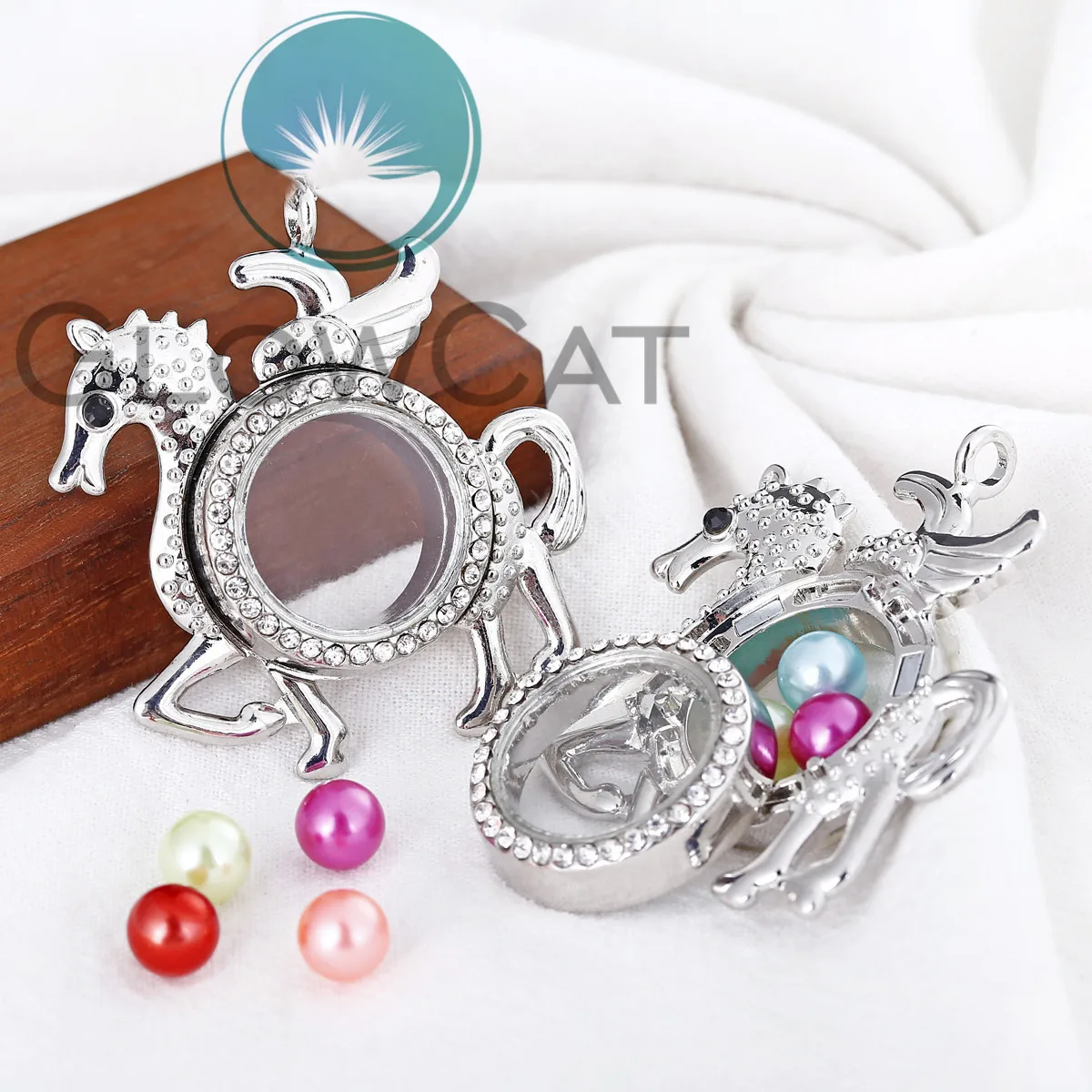 5 шт. Стразы Золотой Крест плавающие прелести Лебедь Кулон Дерево памяти кулоны