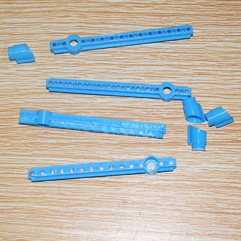 

10/100pcs 7x75mm Arm bar plastic pole dron rc car plane robot kids toys for boys diy baby accessories montessori juguetes nero