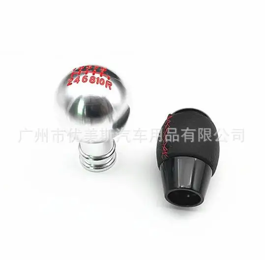 Universal Car Gear Shift Knob Head Manual Stick Leather Metal Lever Handle Ball Fit For BMW Toyota Honda Mazda Ford Audi | Автомобили и