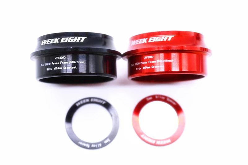 Фирменная неделя восемь велосипедов PF30 BB30 пресс-Fit Нижний кронштейн для SHIMANO система для горного велосипеда дорожный велосипед ось bb части
