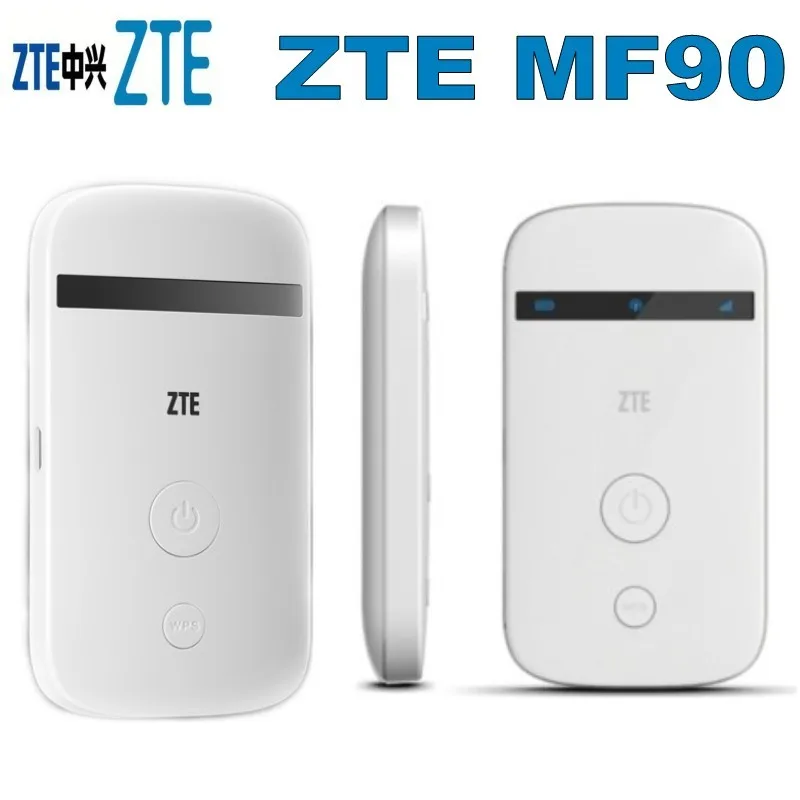 Разблокированный Wi Fi роутер zte MF90 MiFi 4g lte поддержка LTE FDD 800/1800/2600 МГц|usb wireless bluetooth