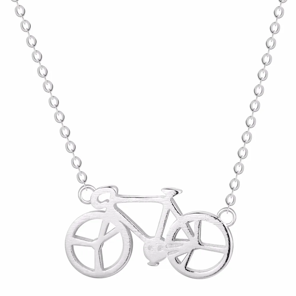 QIAMNI Lovely Cat Monkey Dancer Molecular Cactus Apple Flower Heartbeat Bike Camera Bar Choker Pendant Necklace Birthday Gift | Украшения и