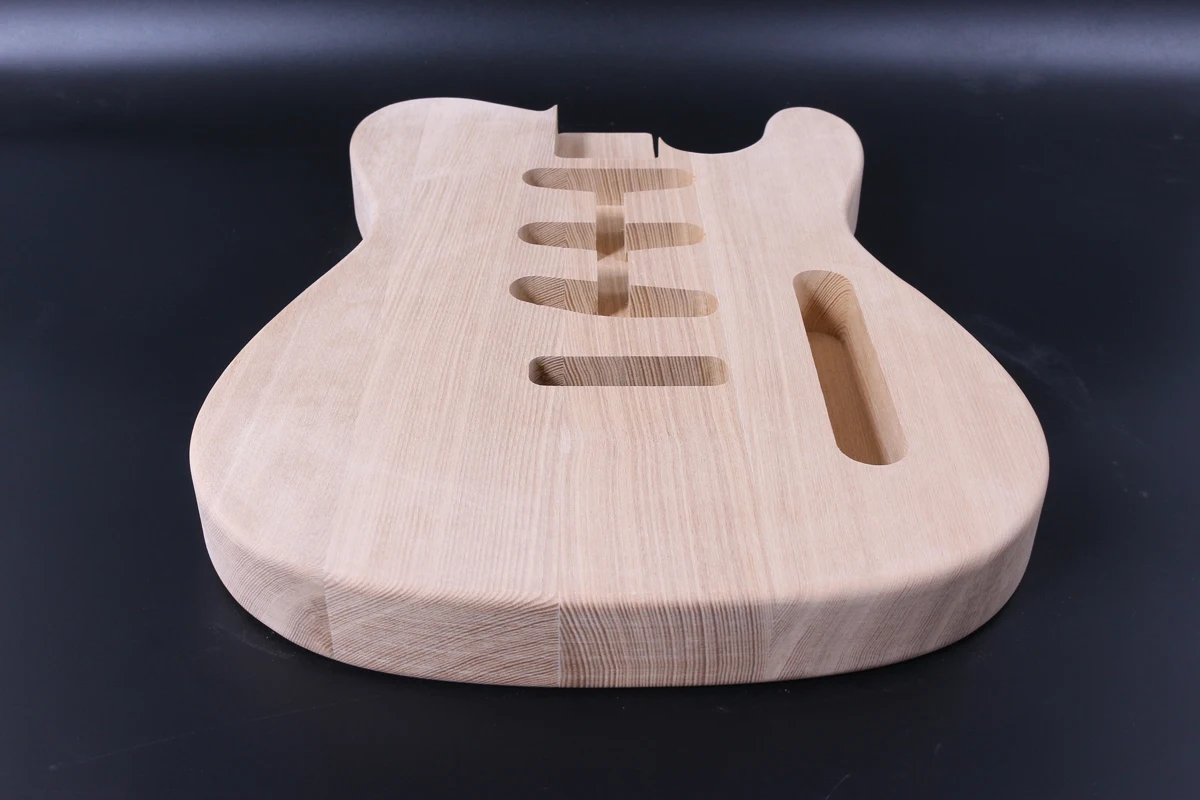 Diy Telecaster стиль электрогитара корпус из красного дерева незавершенный кленовый топ