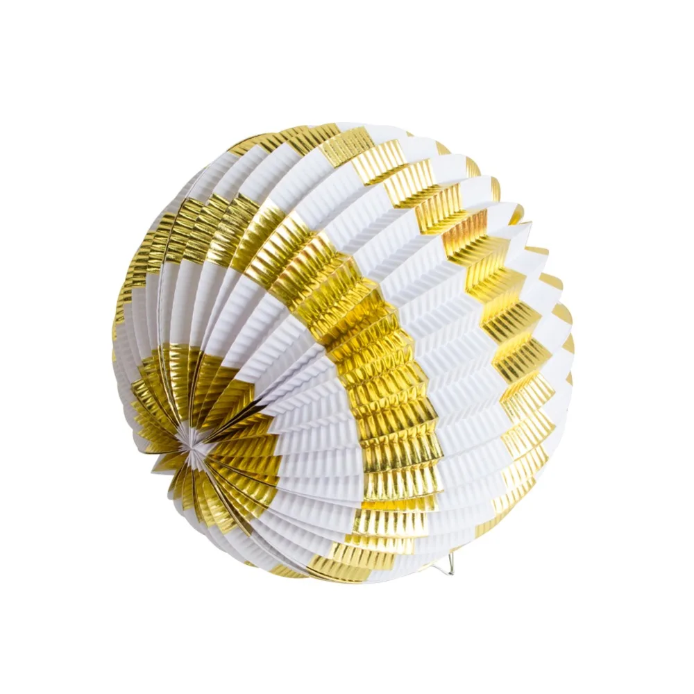 Gold China Paper Lantern Festival Supplies Birthday Wedding Party Decor Gift Craft Diy Lampion | Дом и сад