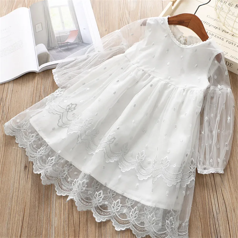 0-6 years High quality girl dress 2019 spring new fashion casual full sleeves kid children clothing princess dresses | Детская одежда и