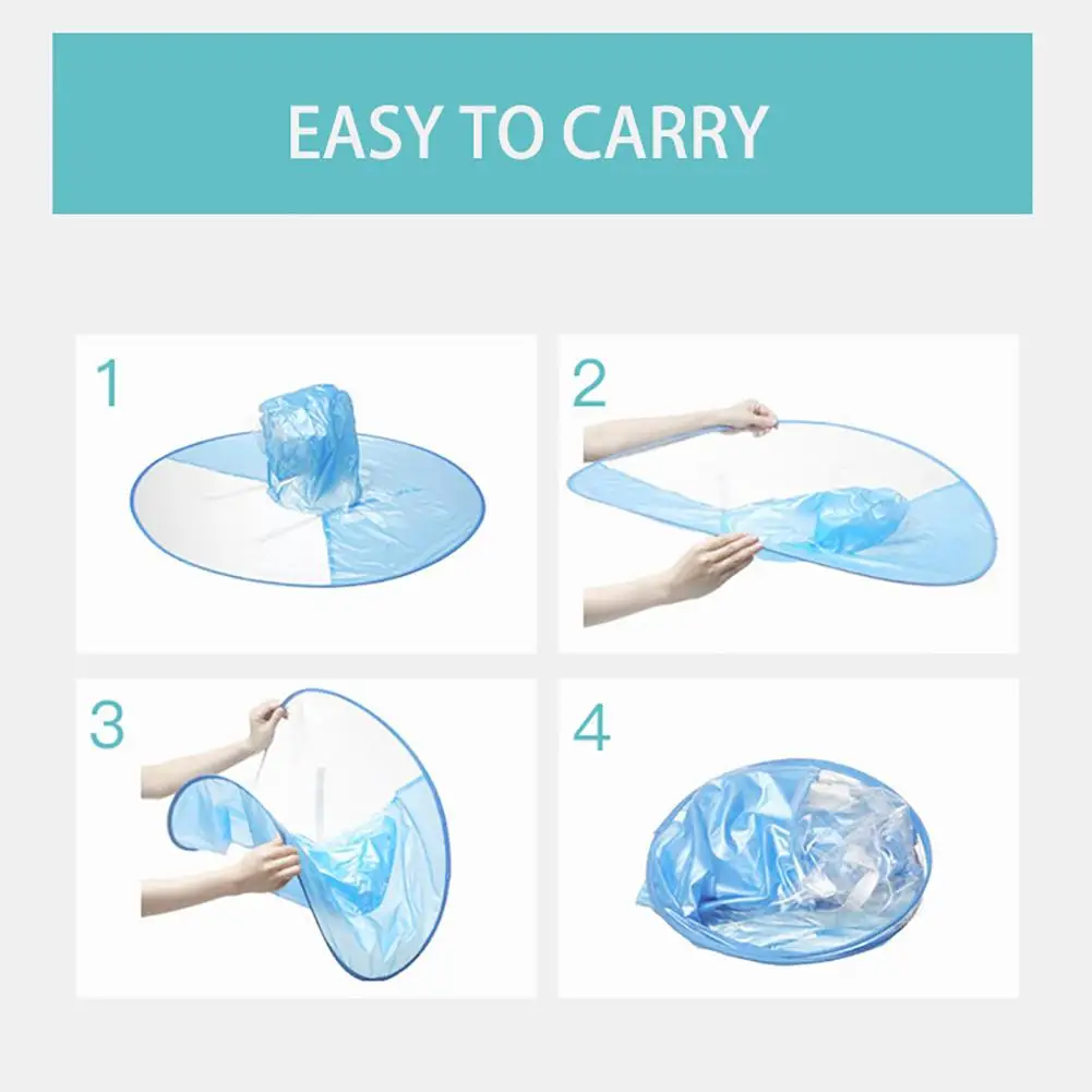 Дождевик в форме НЛО для детей и взрослых креативная шляпа от дождя защита