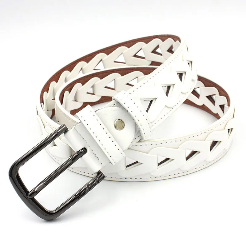 

New Designer Women/Men Waist Belt Hight Quality Luxury Brand Fashion Pu casual knitting retro buckle belt multicolor Belts