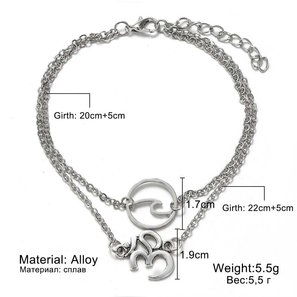 KISSWIFE Ankle Chain Pineapple Pendant Anklet Beaded Summer Beach Foot Jewelry Fashion Style Anklets for Women