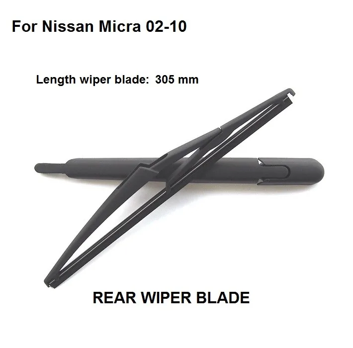 

Rear Windshield Wiper arm + Blade 305mm Fits For NISSAN MICRA 2003-2010