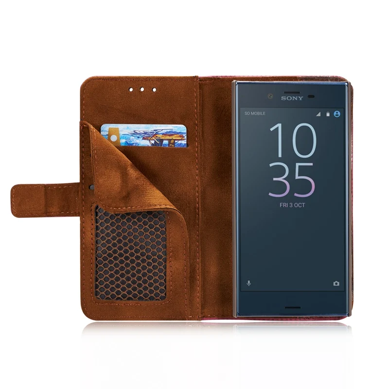 Flip Cover For Sony XZ Case F8331 Ultra Thin Card Holder Phone Xperia Wallet Women Holster Luxury New | Мобильные телефоны и