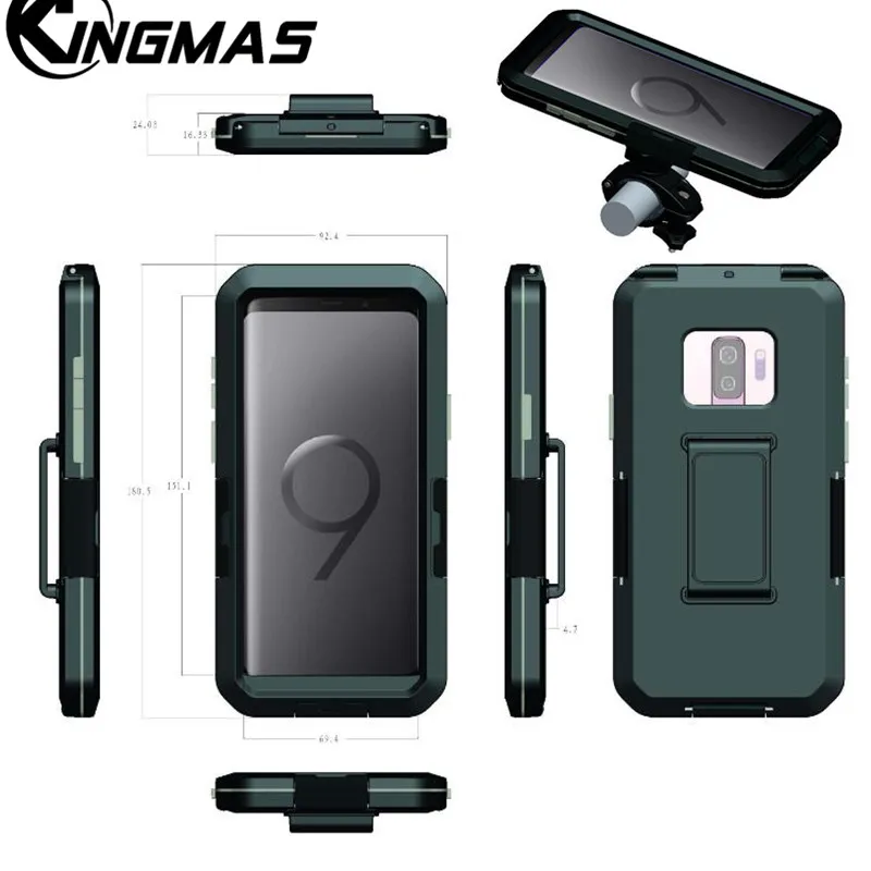 Universal Bicycle Phone Holder case Handlebar Clip Stand For Samsung Galaxy S8 S9 Plus shell holder S7 cover coque |