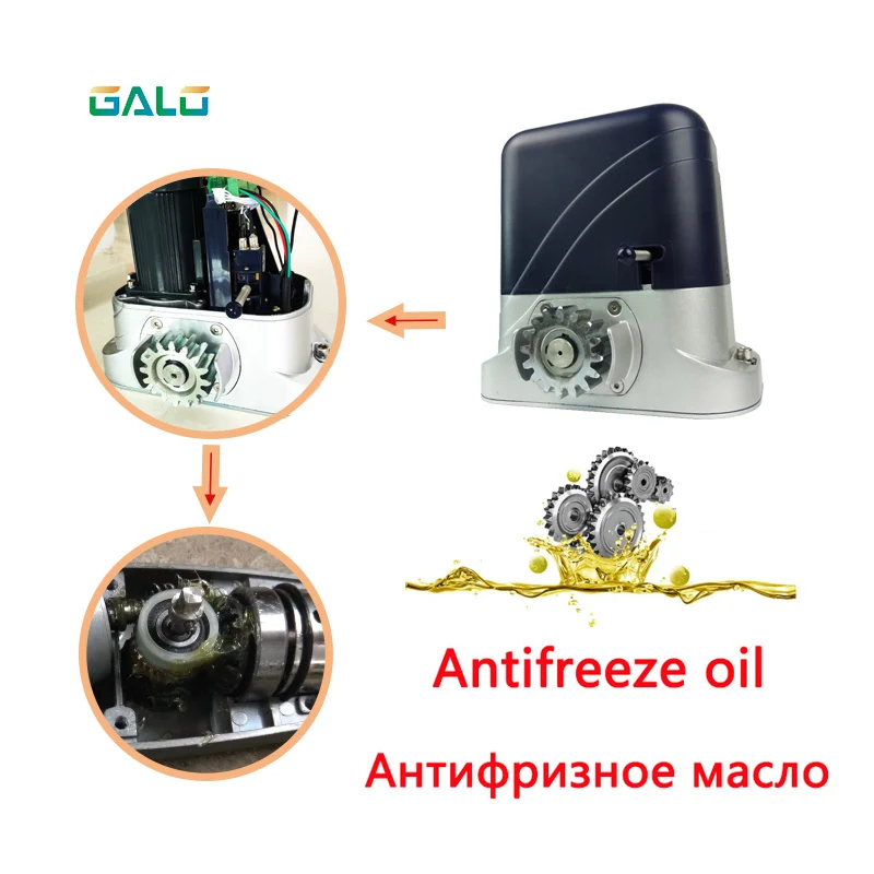 Автоматический Электрический раздвижной Открыватель ворот GALO для домашнего