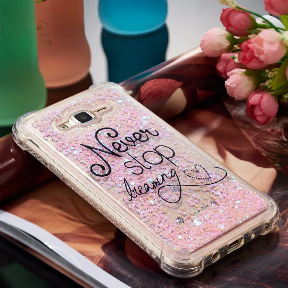 Для samsung Galaxy J7 Neo J701M 5," J7 Nxt J701F J701 J7 J 7 Core Duos J700 чехол для телефона с принтом зыбучих песков мягкий, ТПУ, с блестками на заднюю панель