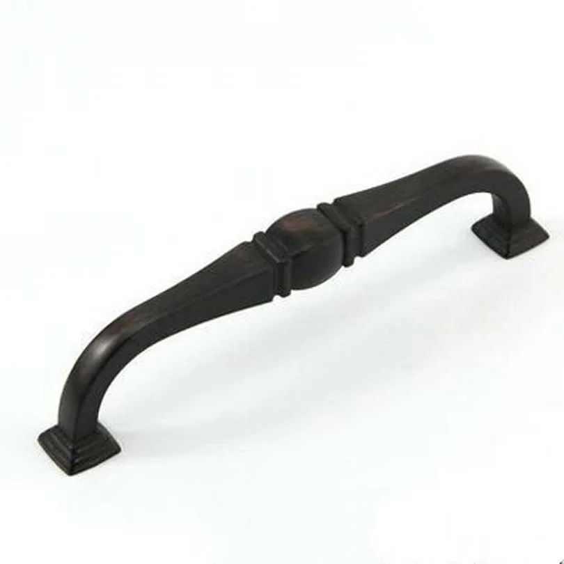 Многофункциональная винтаная Мебельная ручка 128 мм красные бронзовые для