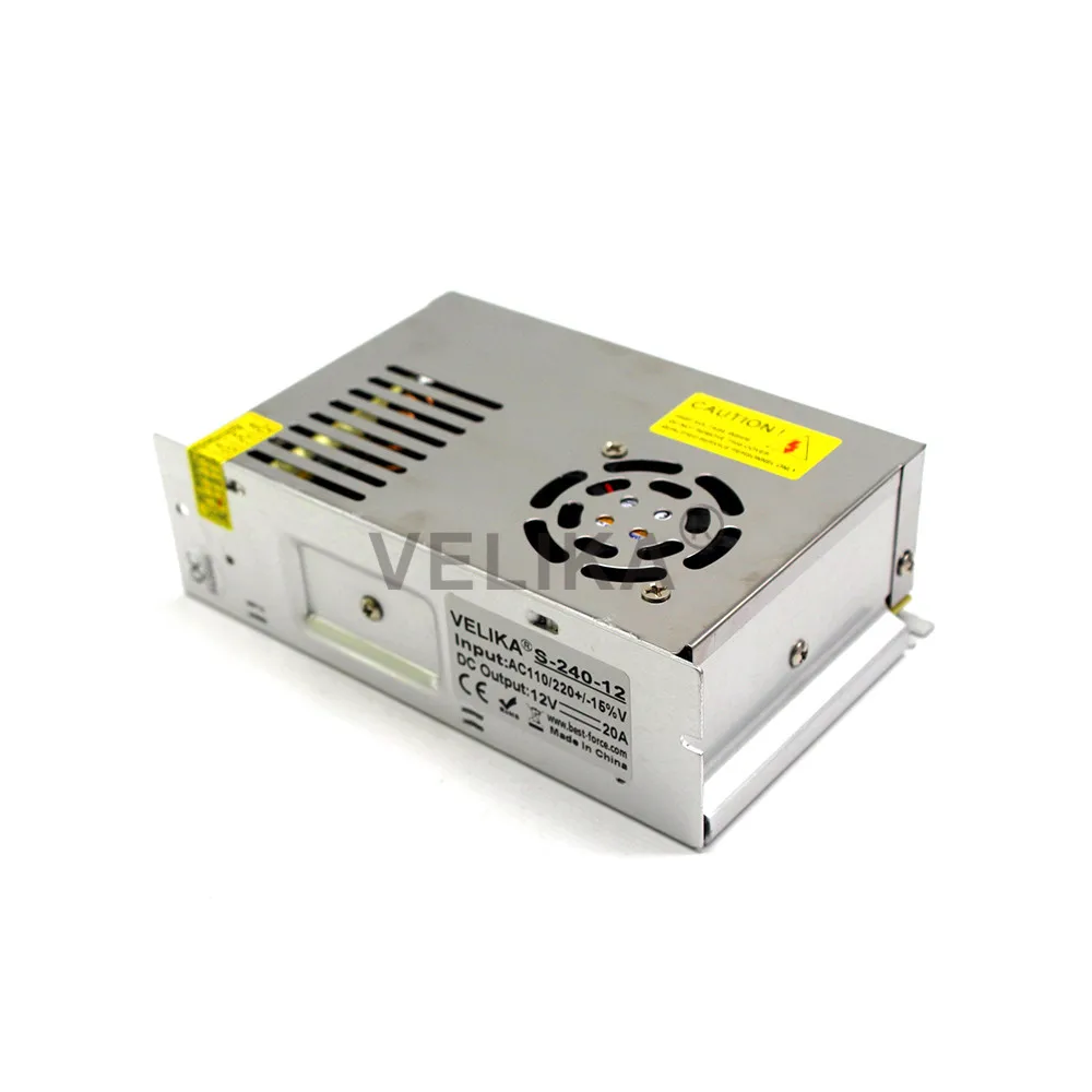 Универсальный трансформатор для светодиодных лент 12 В 20 А 240 Вт 110 220 В|12v smps|switch