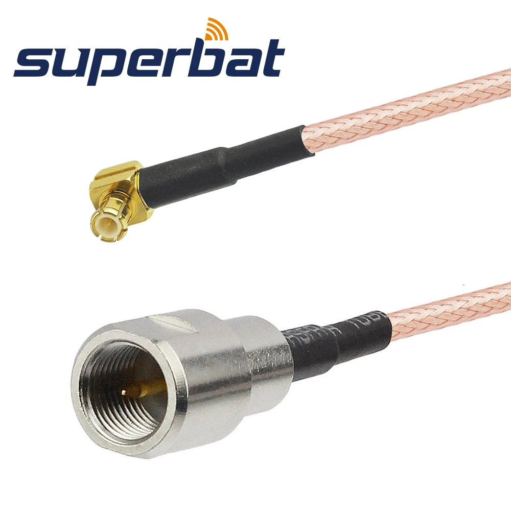 

Supetbat UMTS Antenna Pigtail Cable FME Male to MCX for Broadband Router Ericsson W30 W35
