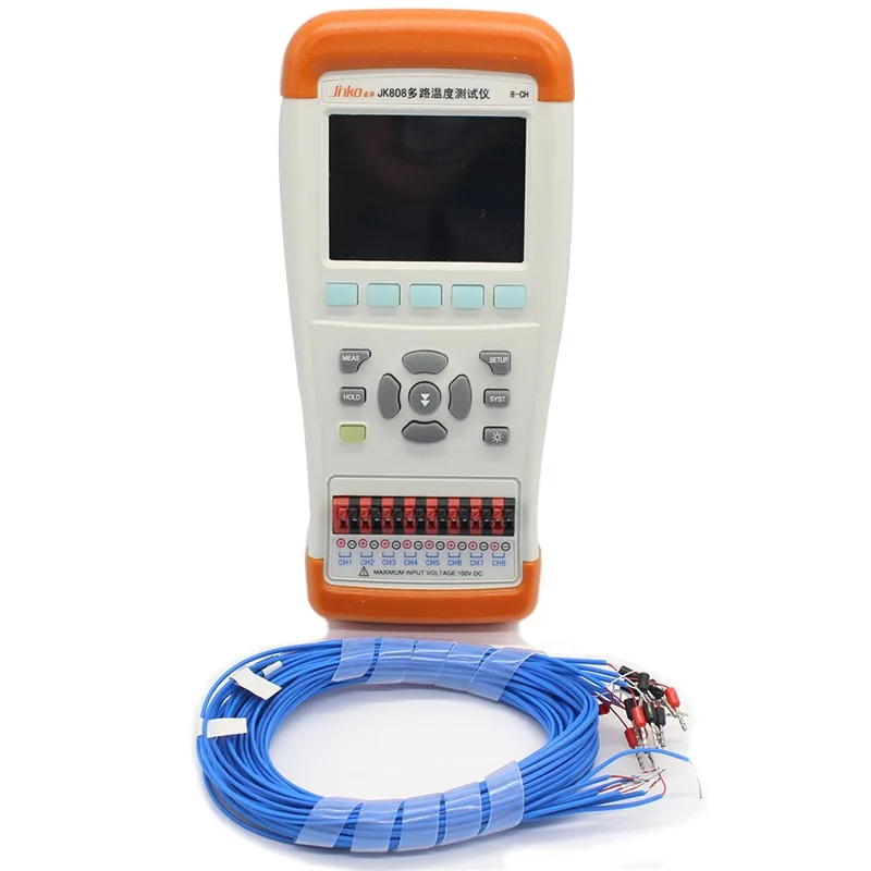 JK804 4 канальный/JK808 8 канальный USB измеритель температуры термометр термопарный