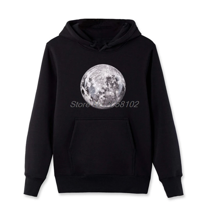 Толстовка Cosmic Moon Мужская с принтом свитшот планеты худи уличная одежда в стиле