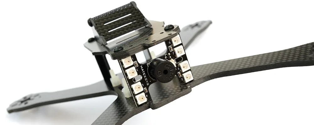 Светодиодный задний фонарь Matek WS2812B с двойным зуммером для мультикоптеров FPV QAV-X