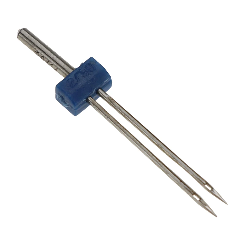 4MM Double needle Двойные иглы сморщенная прижимная лапка для шитья для швейной машины размер 2/90 3/90 4/90 многофункциональные фитинги - Цвет: 4MM Double needle