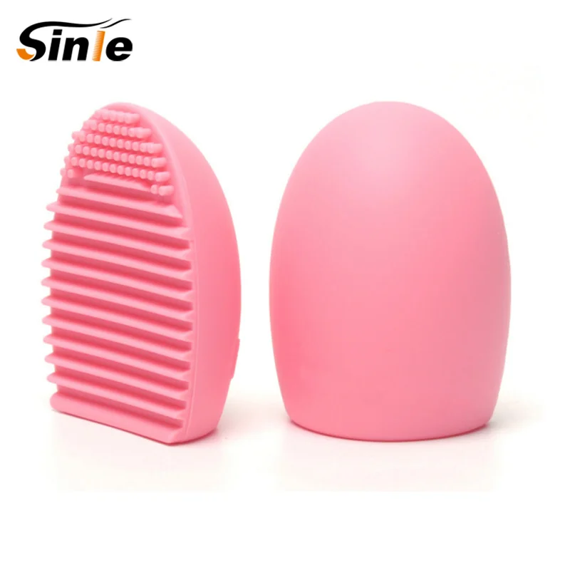Sinle Makeup Brush Cleaning Washing Tools Cosmetics Brushes Scrubber Board Cosmetic Cleaner Tool | Красота и здоровье