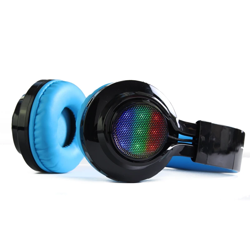 Двойные стерео Bluetooth наушники светящаяся гарнитура со светодиодной вставкой