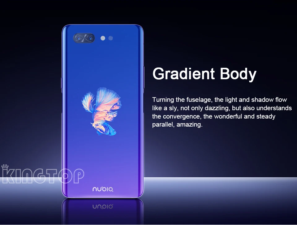zte Nubia X мобильный телефон с двумя слотами Экран 6,2"+ 5,1" 6/8 ГБ+ 64 Гб/128 ГБ Snapdragon 845 Octa Core 16+ 24 Мп Камера, определение отпечатка пальца
