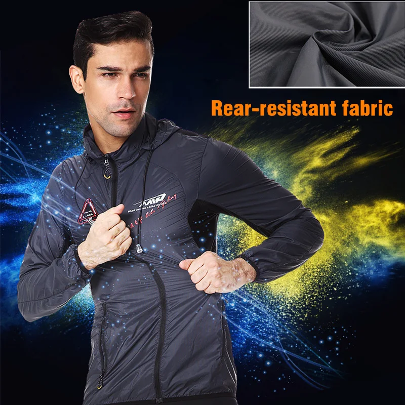 Reflective Waterproof Cycling Jacket Men Women Windproof MTB Bicycle Rain Jacket Breathable Outdoor Sport Nylon Running Raincoat