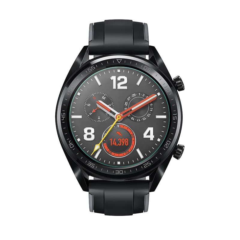 2 шт закаленное стекло для huawei Watch 1 Watch 2 Pro GT Active 2.5D Защита экрана для huawei GT элегантная защитная пленка