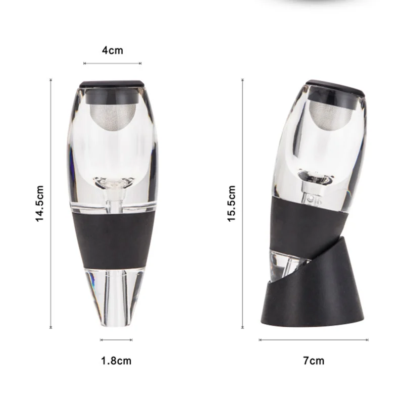 Homadise волшебный винный декантер Быстрый Аэратор Графин с монтажником и базовым