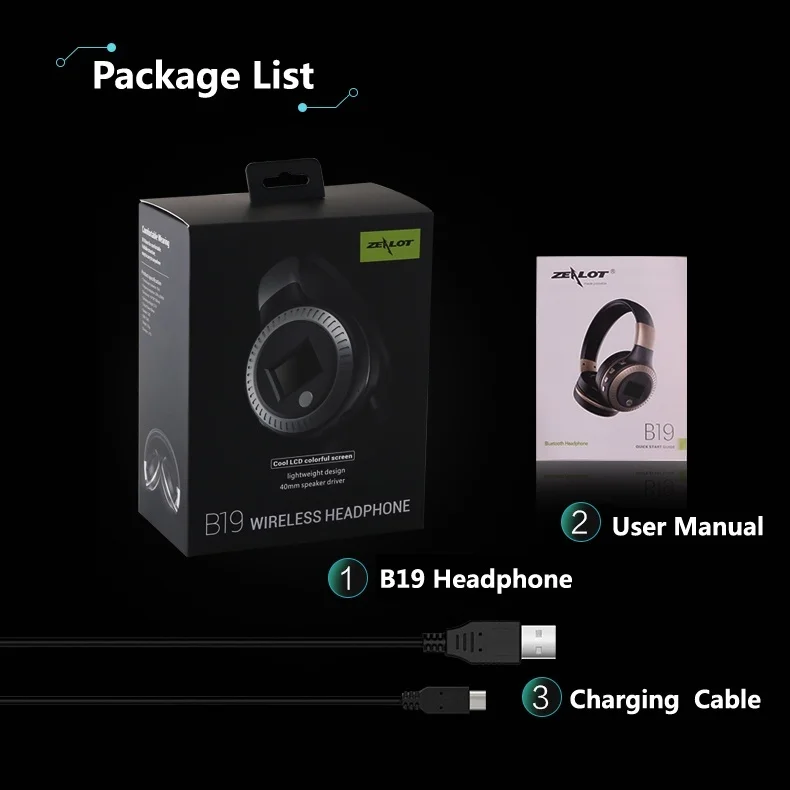 Горячая Распродажа наушники с ЖК дисплеем HiFi Bass Stereo Bluetooth беспроводная гарнитура