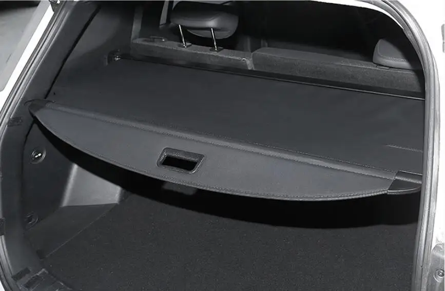 2009- для hyundai ix35 задняя полка посылки автостайлинг багажник материал занавес задний занавес Выдвижной спа