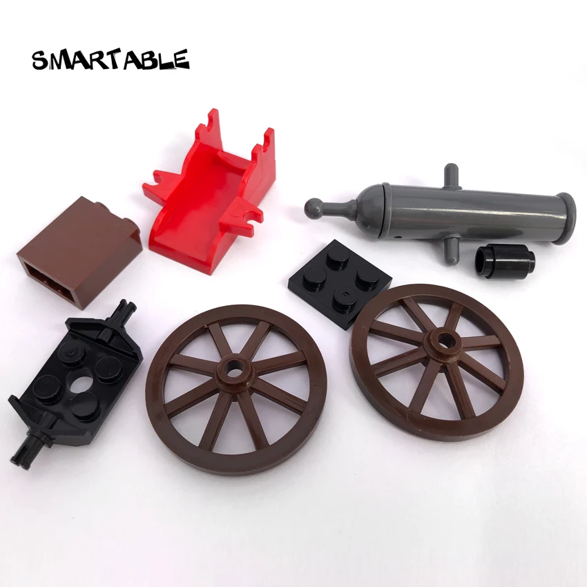 Smartable MOC Cannon Technic, часть блока, креативные развивающие игрушки, совместимые с Technic 2527+ 84943, 5 шт./лот, для войны